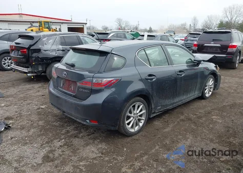 2011 Lexus Ct 200H Premium from USA, damaged, VIN JTHKD5BH9B2033131